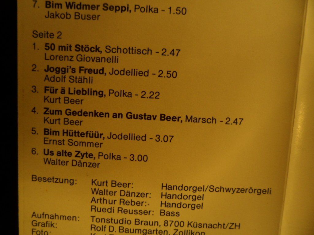 Musicassette: Stöcklimusig – Usato da Langnau i. E. venduto da gf2_29jt 2