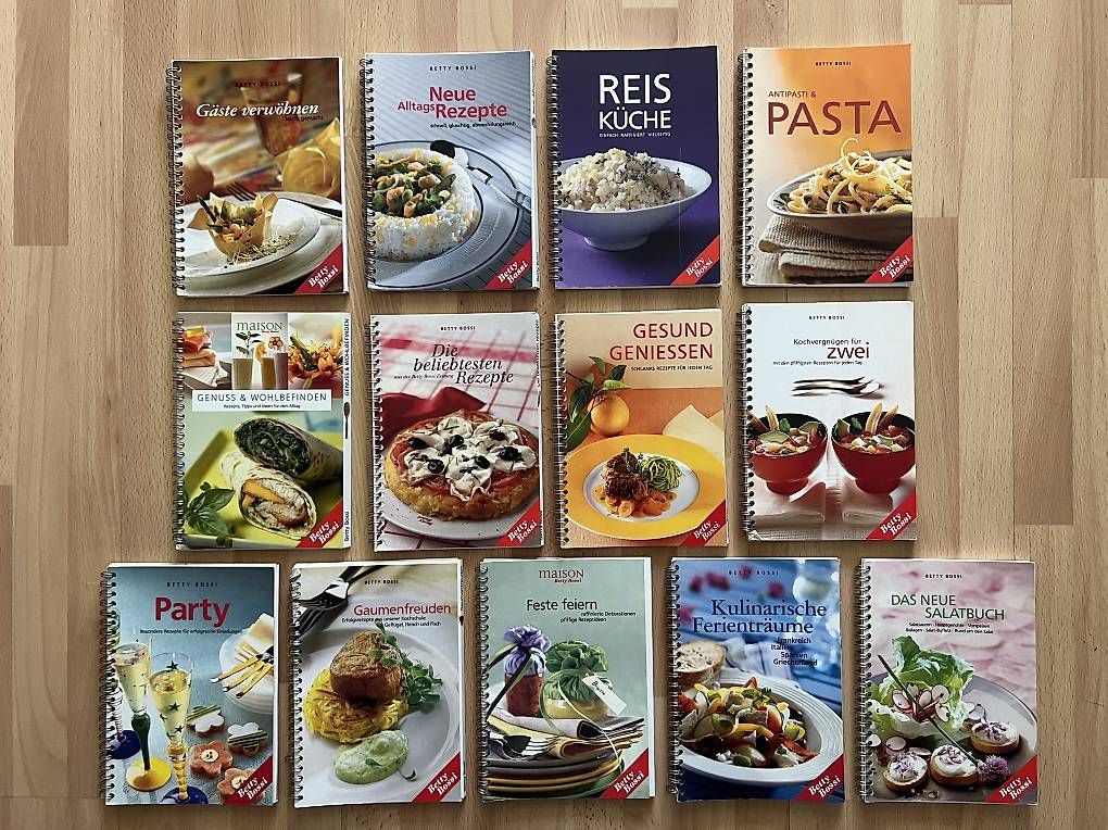 Bücher: 13 Betty Bossi Kochbücher – Neu (gemäss Beschreibung) aus Riehen von alisha.