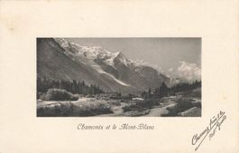 Chamonix et le mont blanc