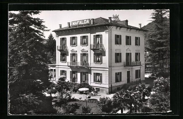 Cartoline postali: AK Lugano-Paradiso, Albergo Mafalda – Usato da Berlin venduto da bartko-reher