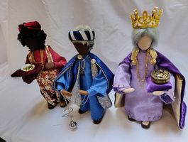 Schwarzenberger Krippefiguren drei Könige