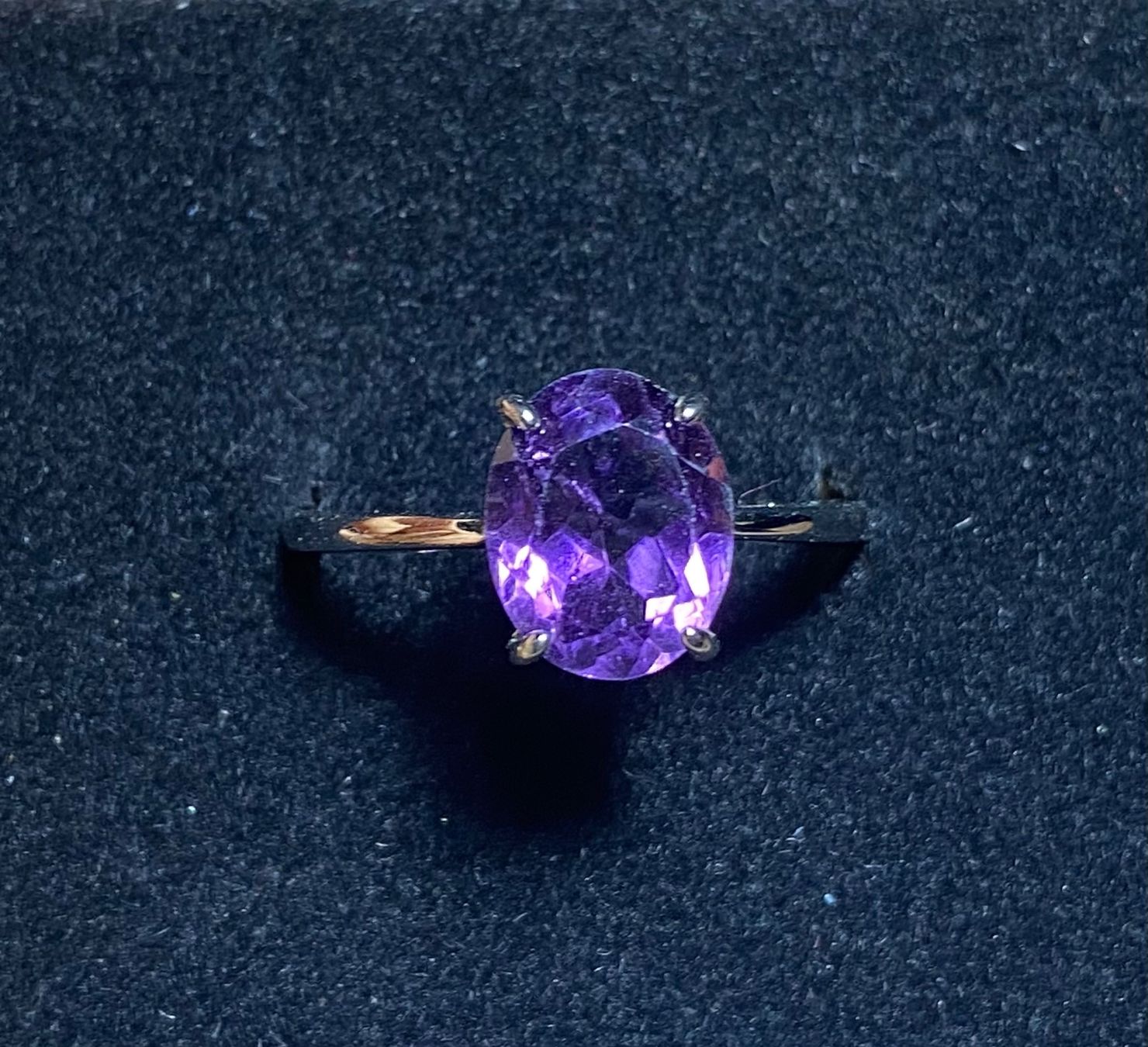 Bagues: Amethyst Ring Silber 925 vergoldet – Neuf avec emballage d'origine à Laax GR par Kiki-Kingdom2 5