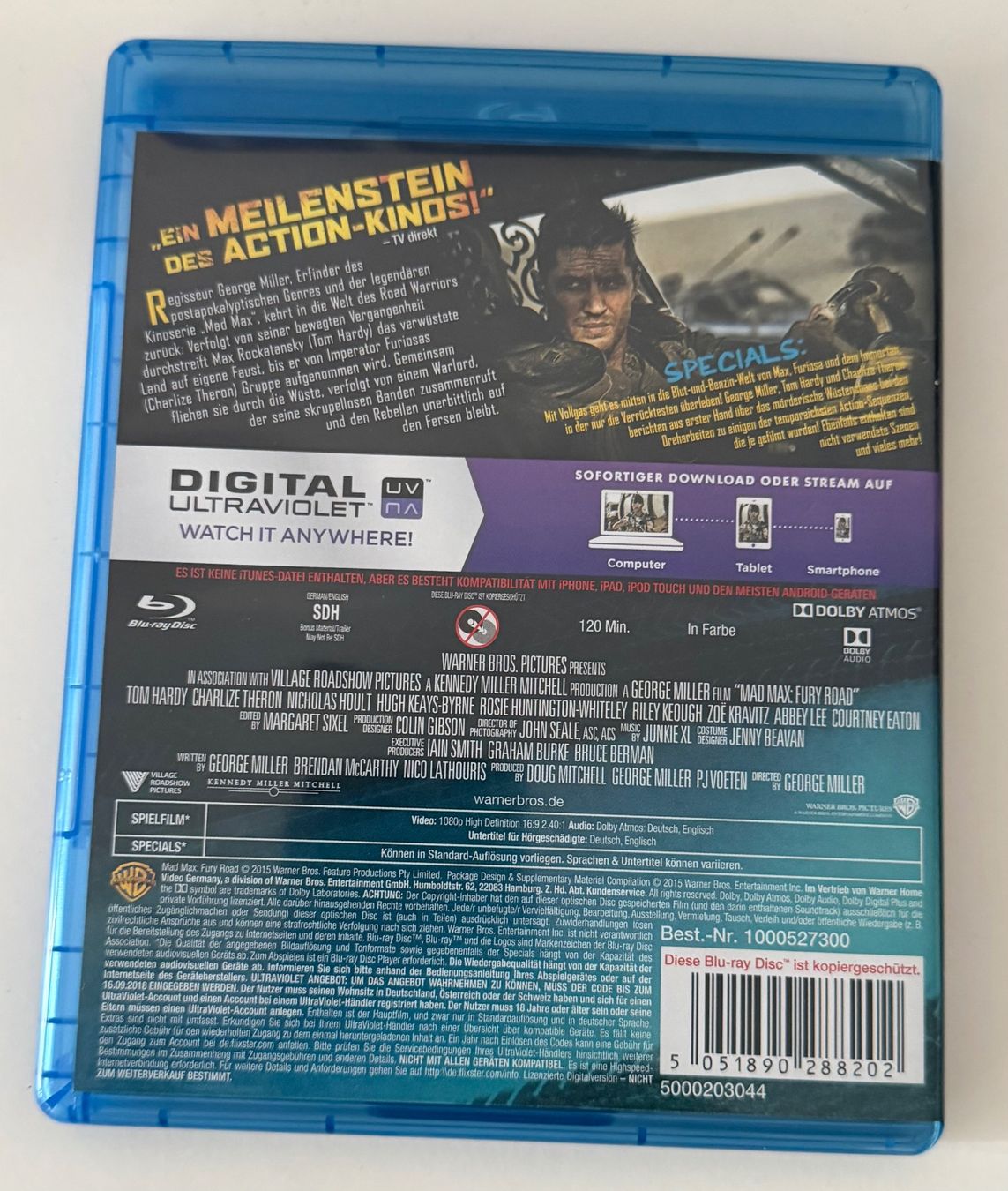 Alle DVDs: MAD MAX - Fury Road   [Blu-ray] – Gebraucht aus Dietlikon von Web-Trader 2