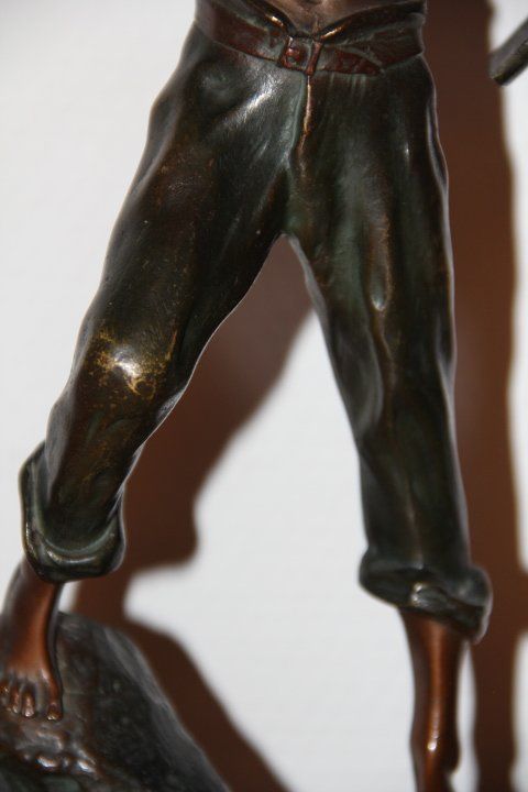 Sculture & Statue: Antique sculpture en bronze . – Usato da Praz (Vully) venduto da pikuluka1 6