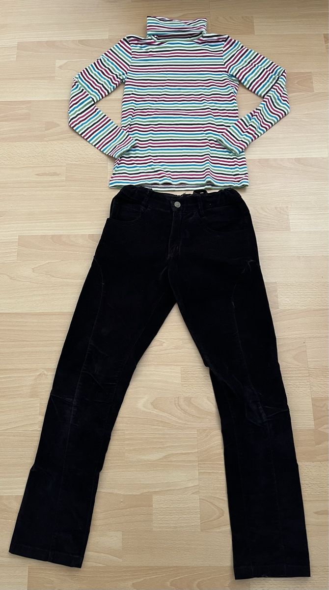 Lotti & Set di vestiti: Rollkragenpullover & Samthose Gr. 134-140 – Usato da Hünenberg See venduto da spartakus02
