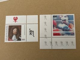2 seltene Briefmarken, Deutschland 1995, Top Zustand!