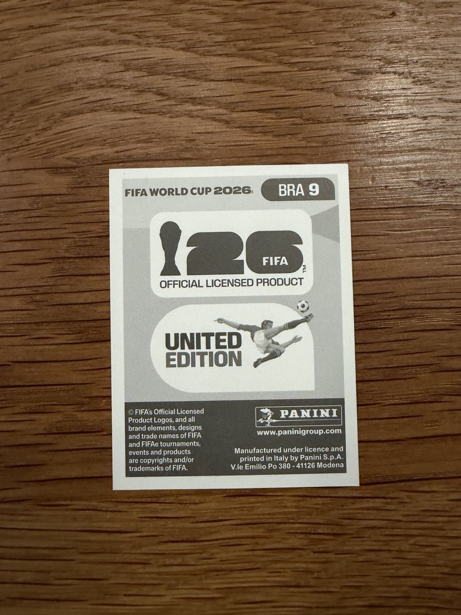 Panini Carte collezionabili: FIFA WM 2026 Panini BRA 9 – Nuovo (secondo la descrizione) da Egg b. Zürich venduto da pie_9jrw 1
