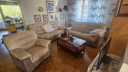 A donner deux canapés et un gros fauteuil