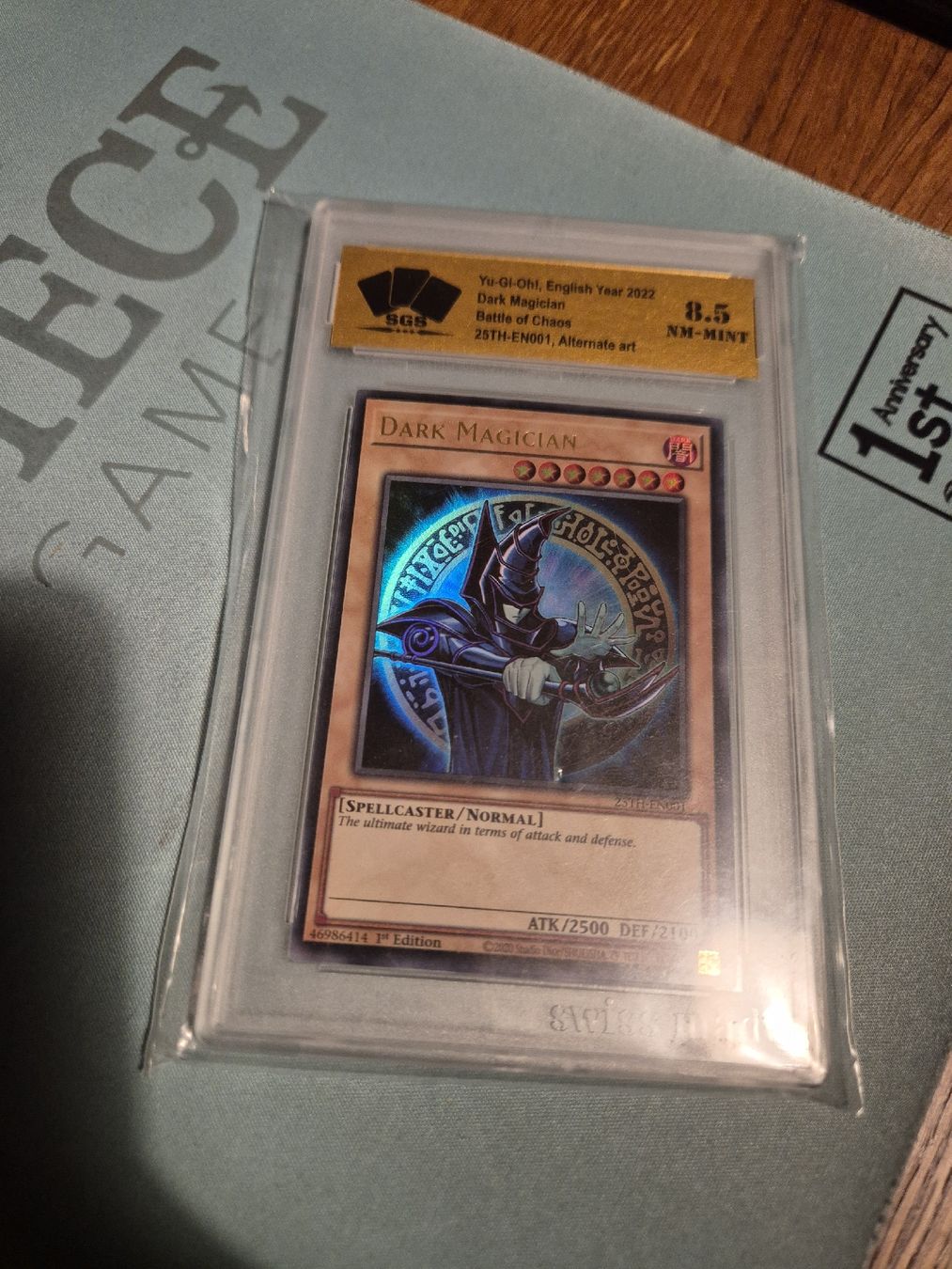 Yugioh Carte collezionabili: Dark Magician SGS 8.5 – Nuovo (secondo la descrizione) da Biel venduto da 1234n.w.1234