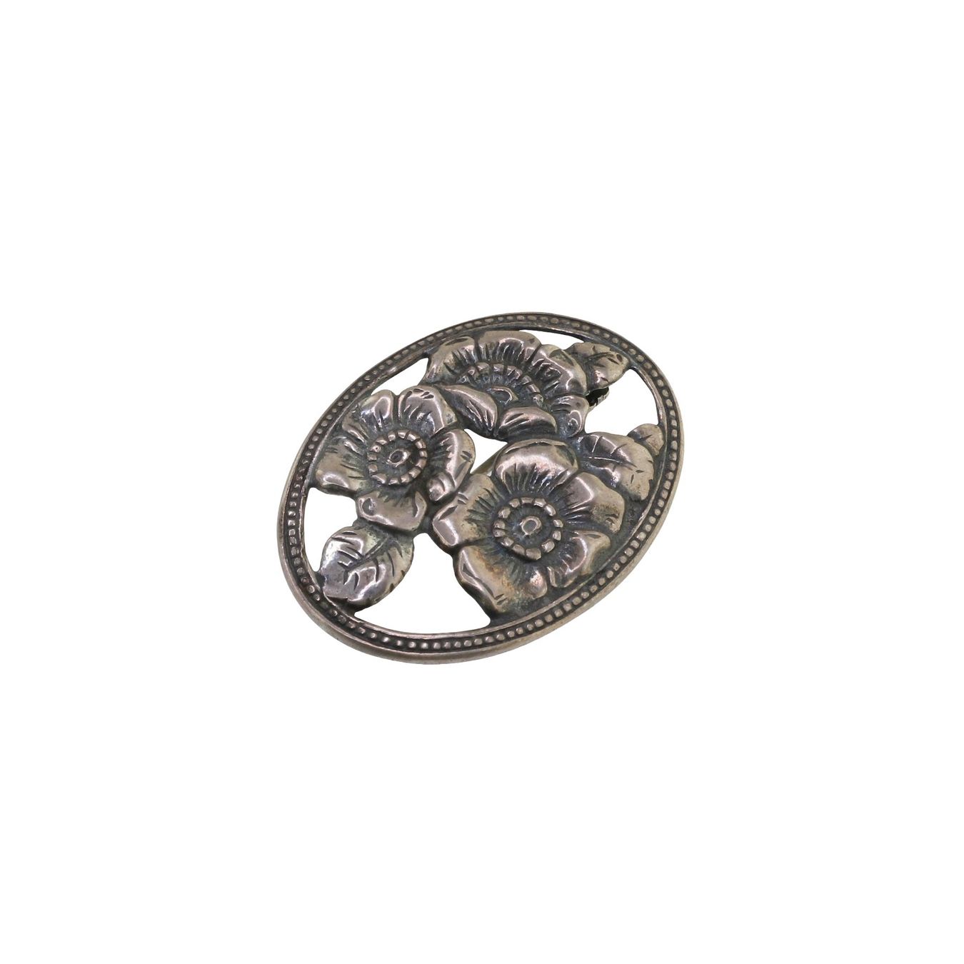 Broches & Aiguilles: Silber Rosen Brosche – D'occasion à Zürich par Vintage-Jewellery 1