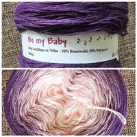 Wolle Be my Baby 200g 760m Baumwolle Polyacryl lila