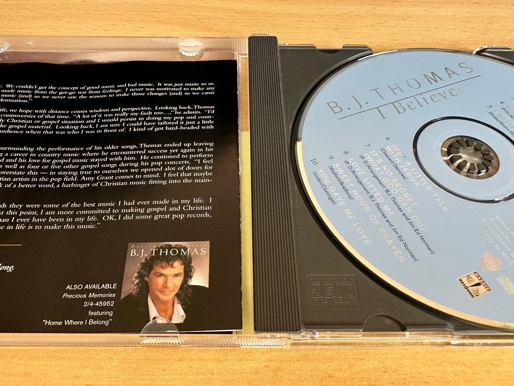 CD: B.J. Thomas - I Believe – Usato da Rikon im Tösstal venduto da Alpenmutz 2