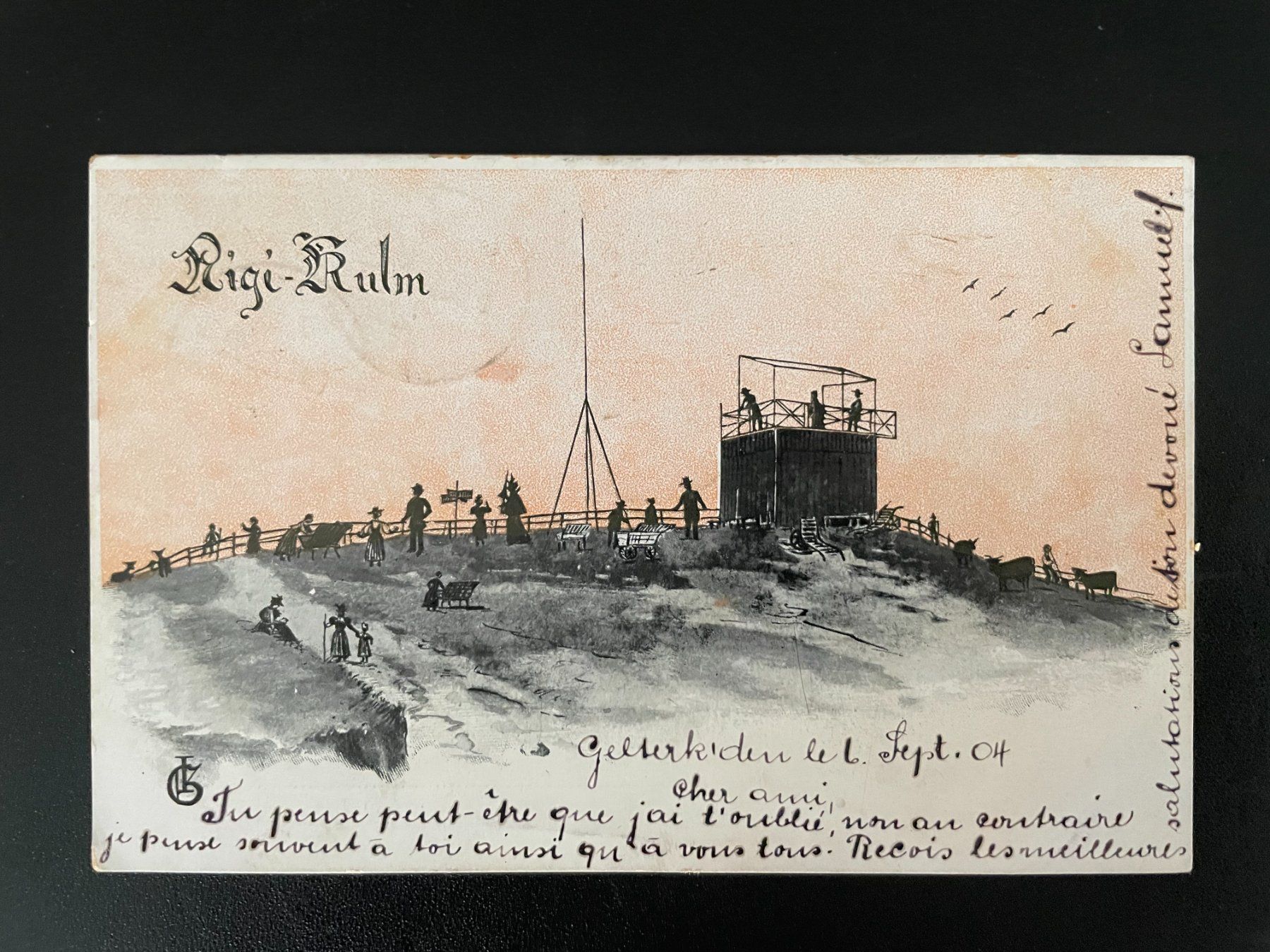 Cartoline postali: AK SZ Rigi-Kulm, 1904 – Usato da Thal venduto da Danny82