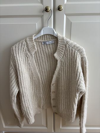 Cardigan Jacket in Beige size S ZARA NP: 79.-