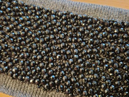 BRUNELLO CUCINELLI collier en cachemire orné de perles NEUF