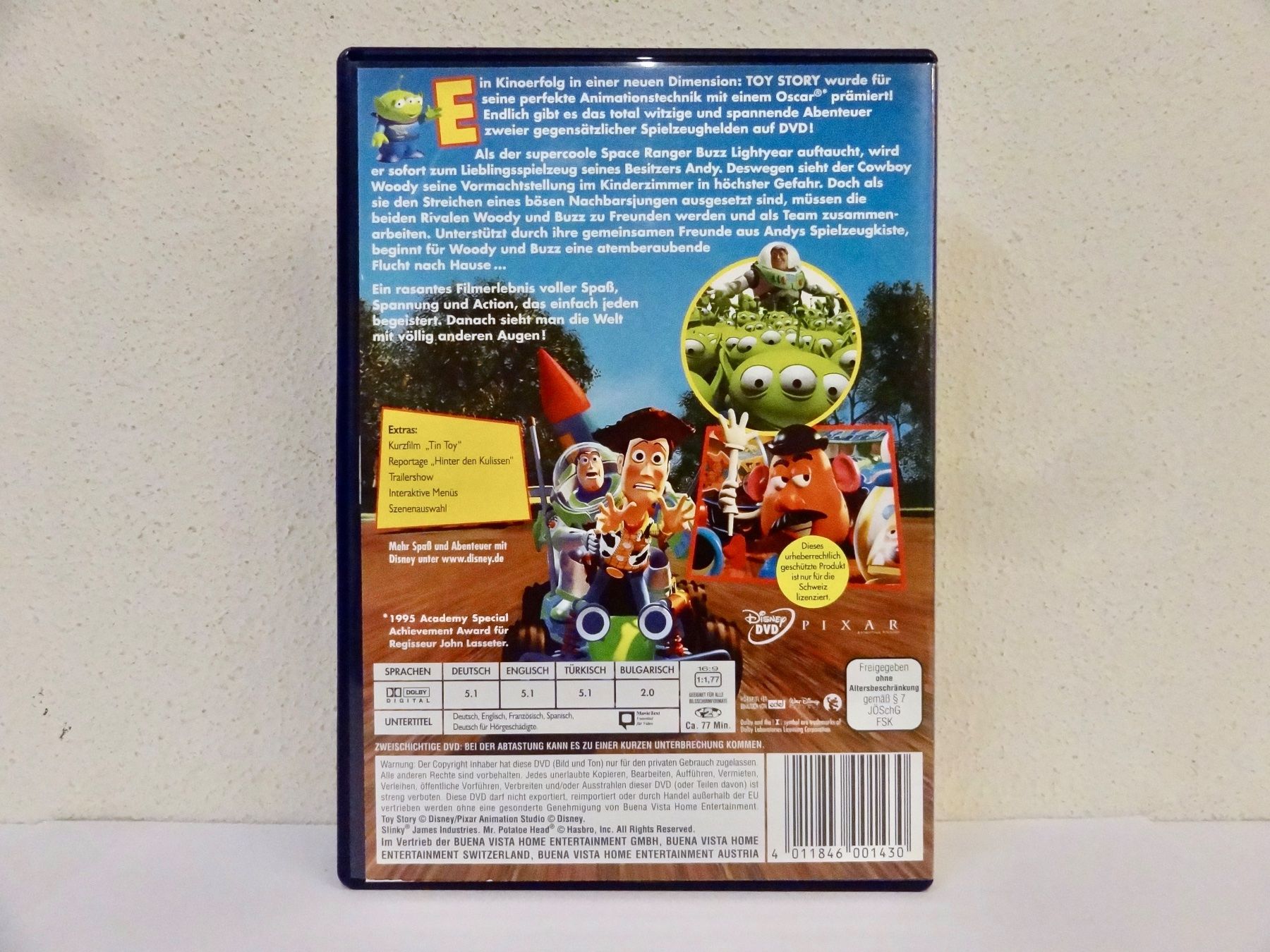 Tutti i DVDs: DVD TOY STORY DISNEY PIXAR – Usato da Kerzers venduto da wisaundso 1