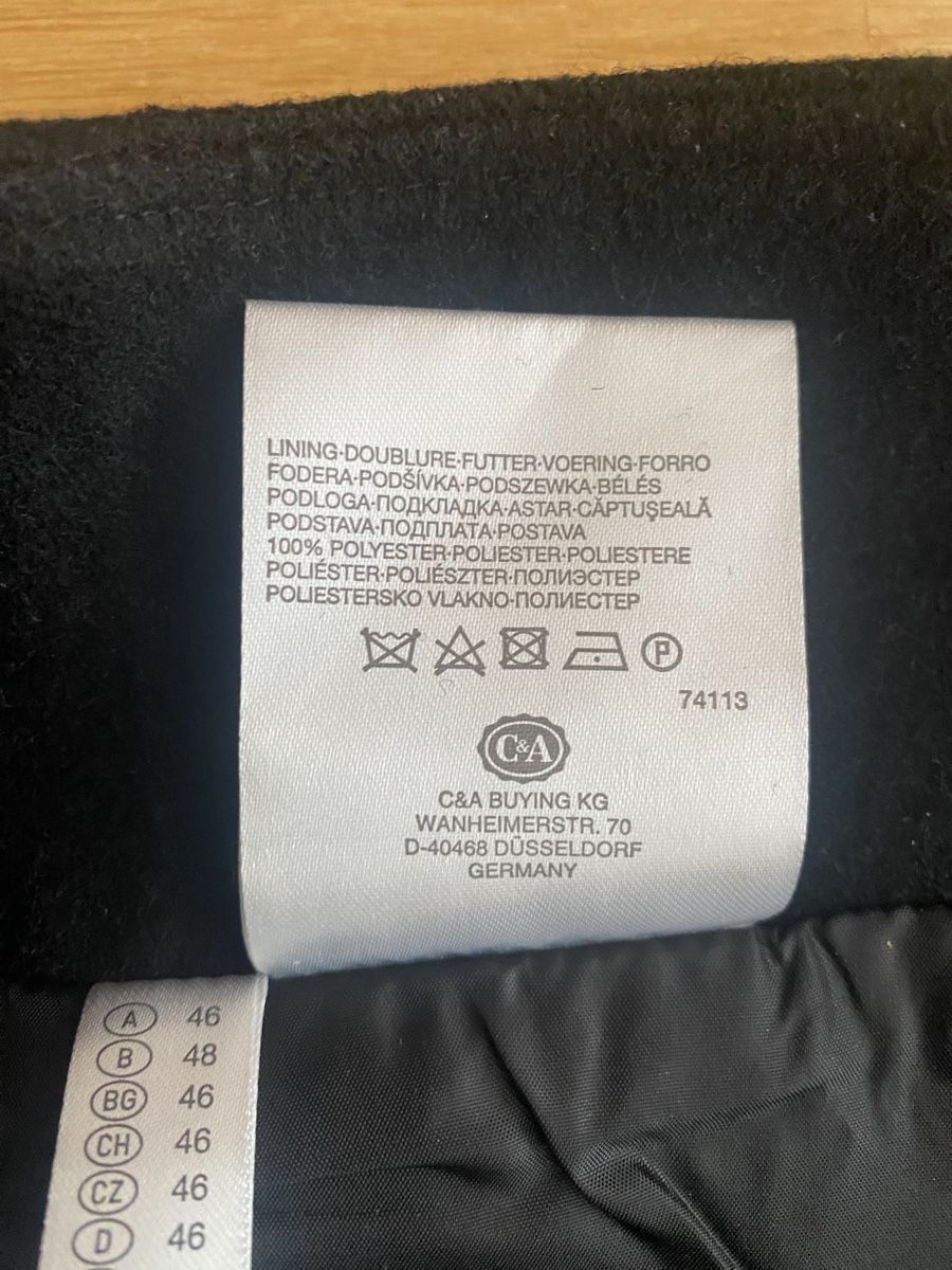C&A Gonne: Schwarzer Rock Gr. 46 – Usato da St Gallen venduto da Berta343 7