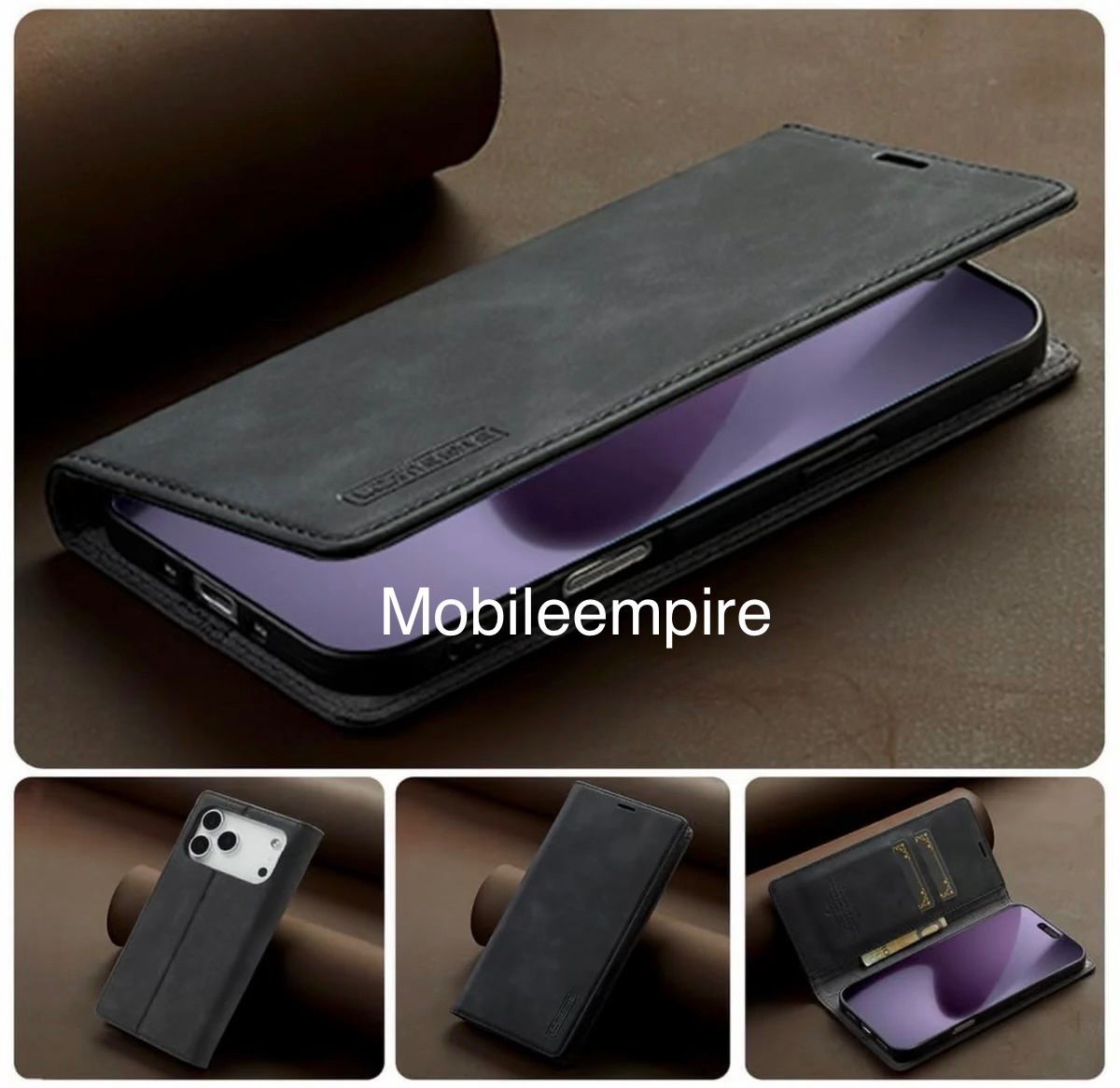 Apple Cover & Protezioni schermo: iPhone 17 Pro max  LC.IMEEKE Leder Tasche Flip Wallet Hülle – Nuovo e nell'imballaggio originale da Zürich venduto da MobileEmpire 1