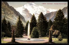 Interlaken, Kursaal-Parkanlagen mit Jung