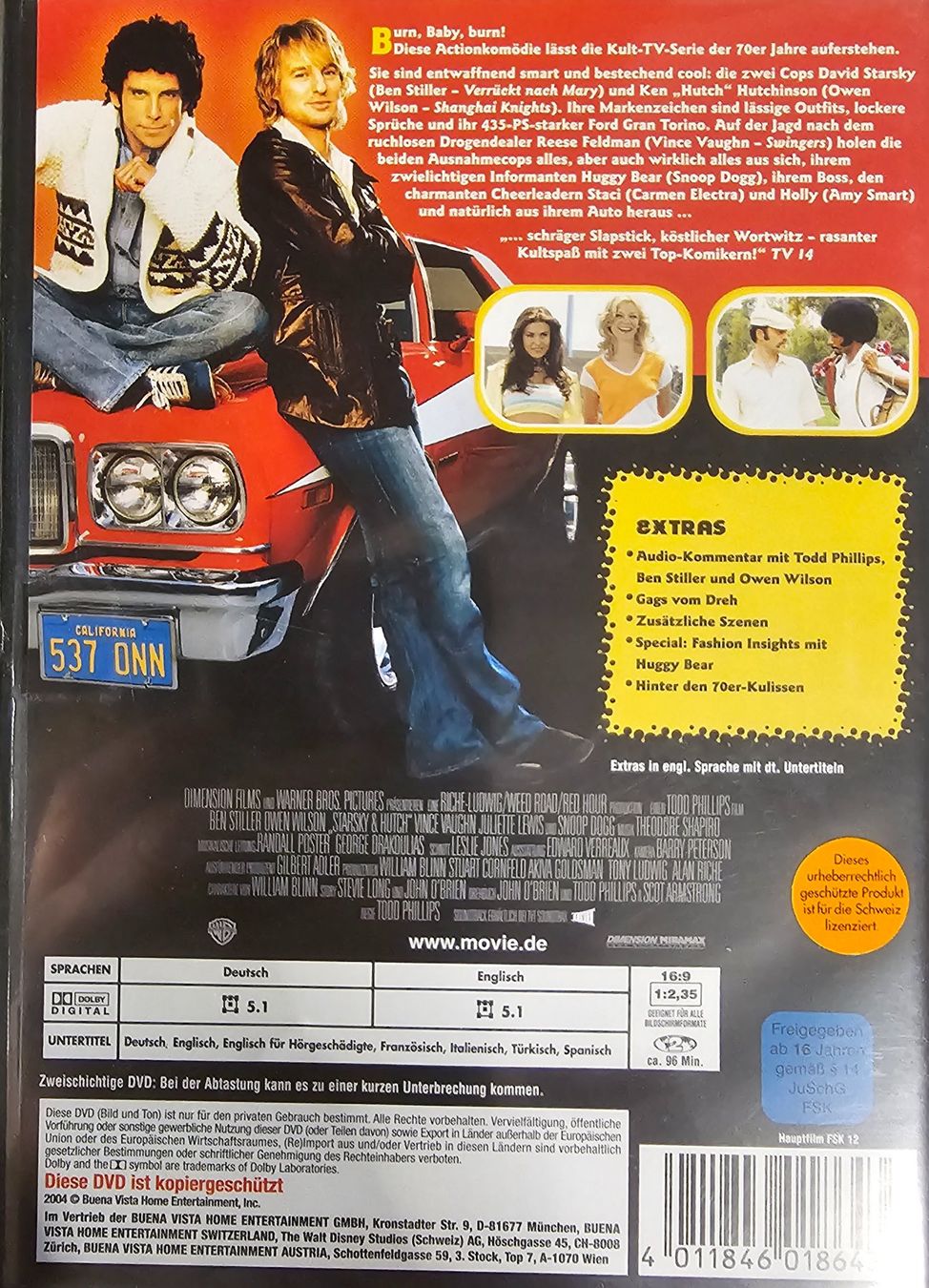 Tutti i DVDs: Starsky & Hutch – Usato da Wahlen b. Laufen venduto da Cg10 1