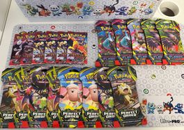 🇬🇧 Pokémon 19x Booster Packs Sleeved + Destined Rivals