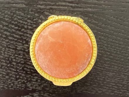 Altro in Cosmetici & Cura: Pillendose ziseliert mit Halbedelstein auf dem Deckel – Usato da Aarau venduto da radilio01 1