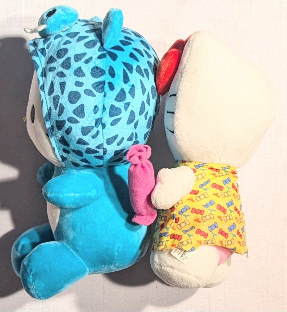 Giocattoli: 2x HELLO KITTY - PLÜSCHTIER - Plüsch Figur - Kuscheltier – Nuovo (secondo la descrizione) da Wängi venduto da ABIZONE-86 1