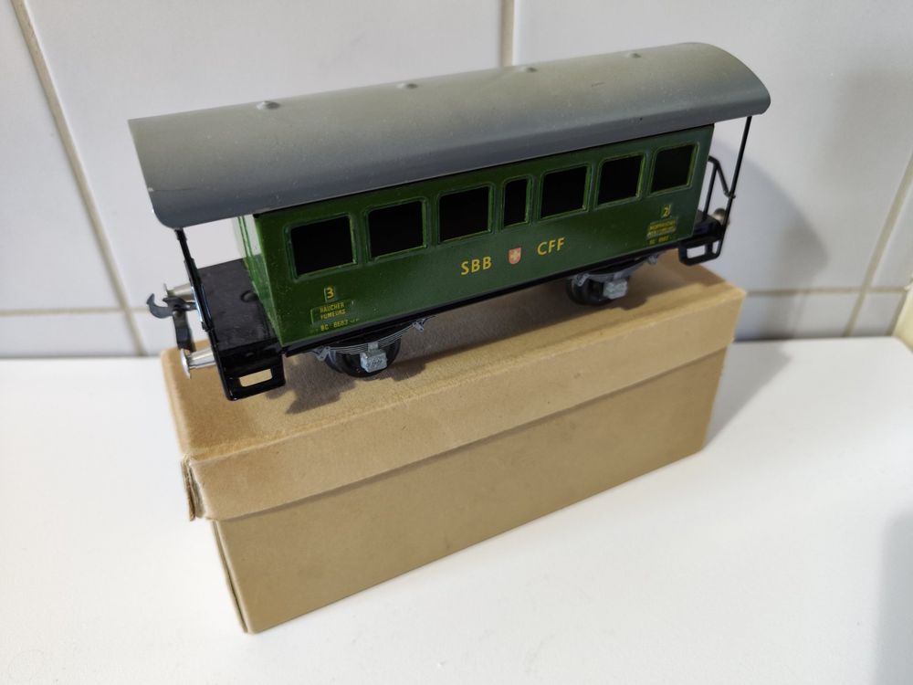 Wagon Voyageurs Playmobil 1980 Geobra – Train DB Vintage, Occasion