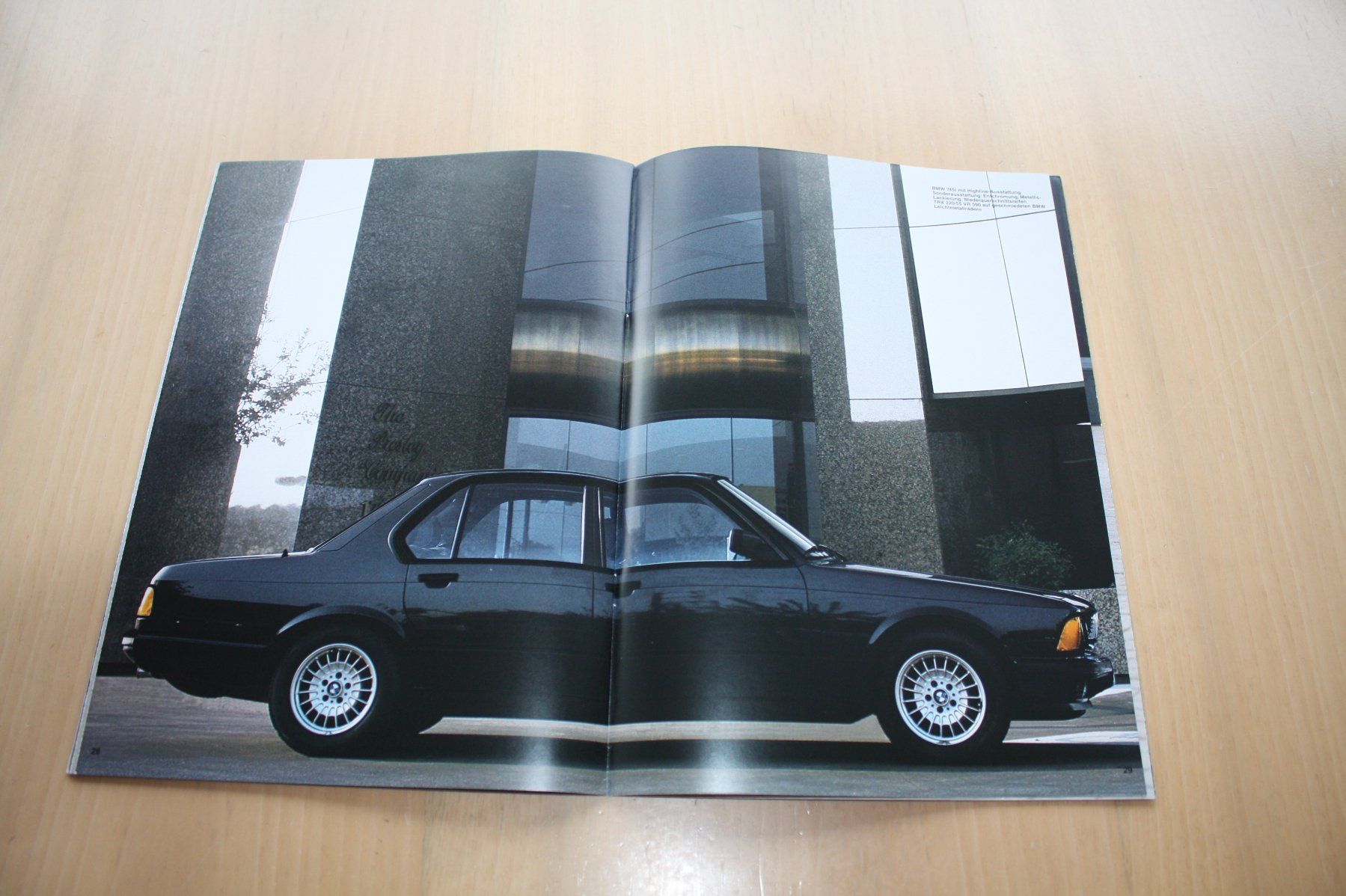 BMW Documenti: BMW 7er Prospekt E23 1986 – Usato da Wikon venduto da erwin400 8
