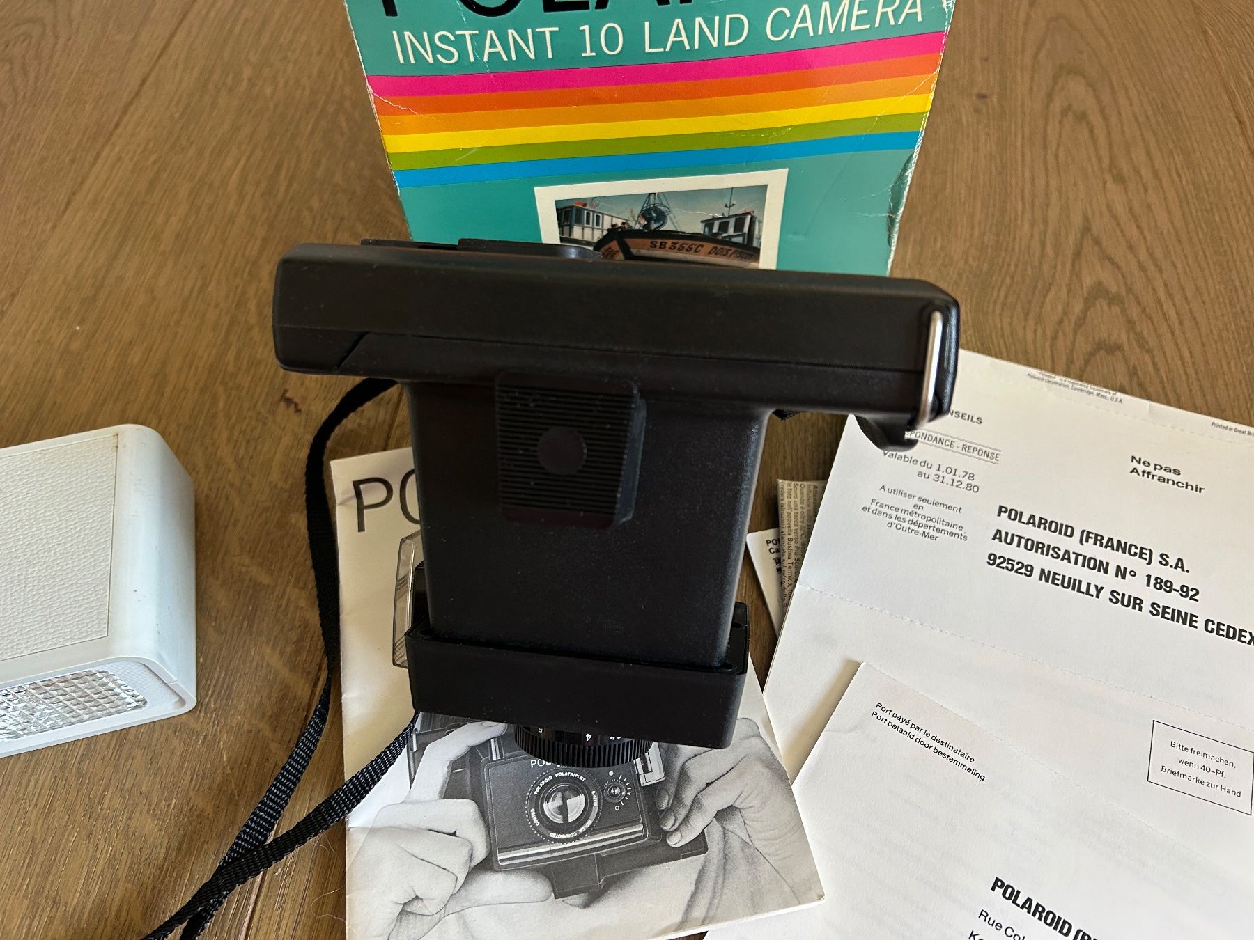 Polaroid Kamera: Polaroid Cornet Blitzgerät Kamera Instant 10 Land Camera – Gebraucht aus Rorschach von schastje 8