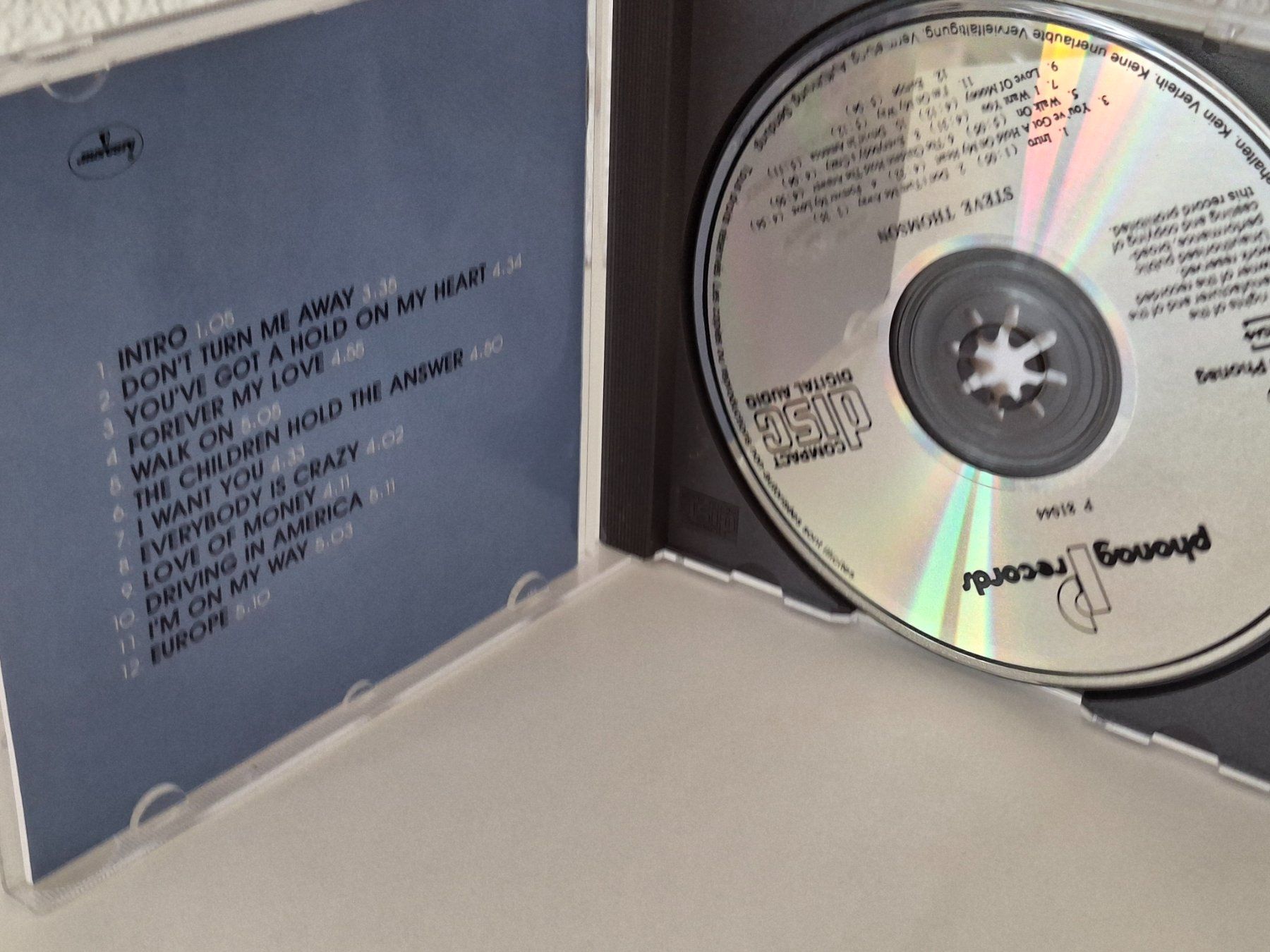 CD: CD Steve Thomson - Stevve Thomson – Usato da Aarberg venduto da Jackup1 2