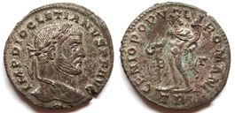 DIOCLETIAN AE Follis (298-299 AD) in nice conditions