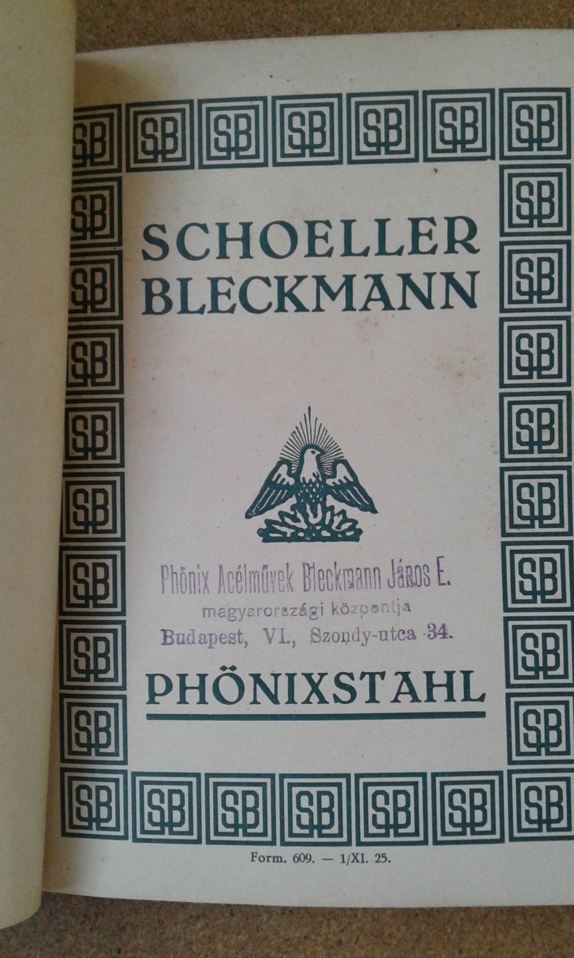 Libri: Schoeller Bleckmann Phönixstahl – Usato da Lausanne venduto da LasloH 1