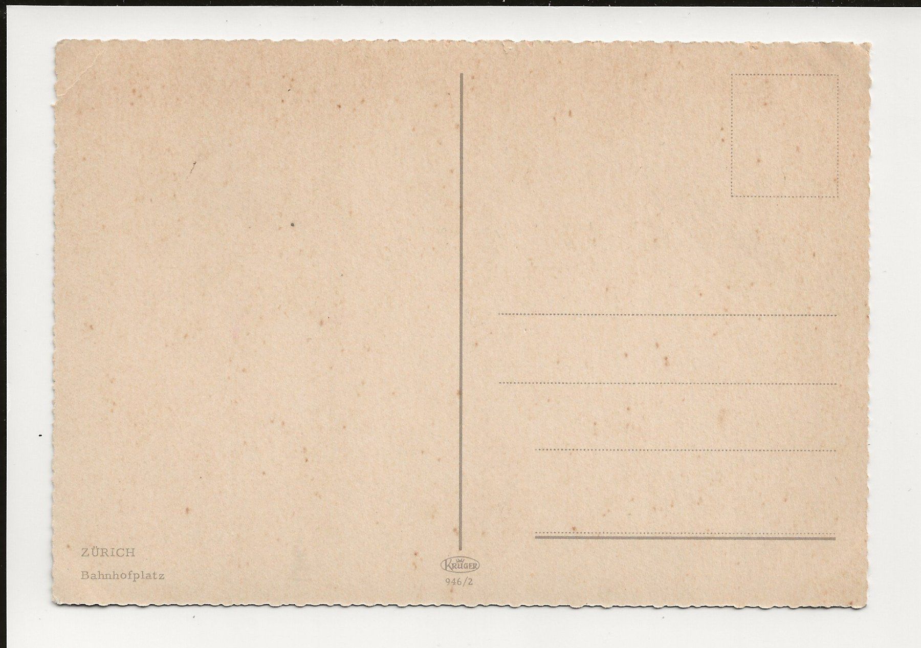 Cartoline postali: AK ca.1956 Zürich Bahnofplatz – Usato da Greifensee venduto da 315WDO 1