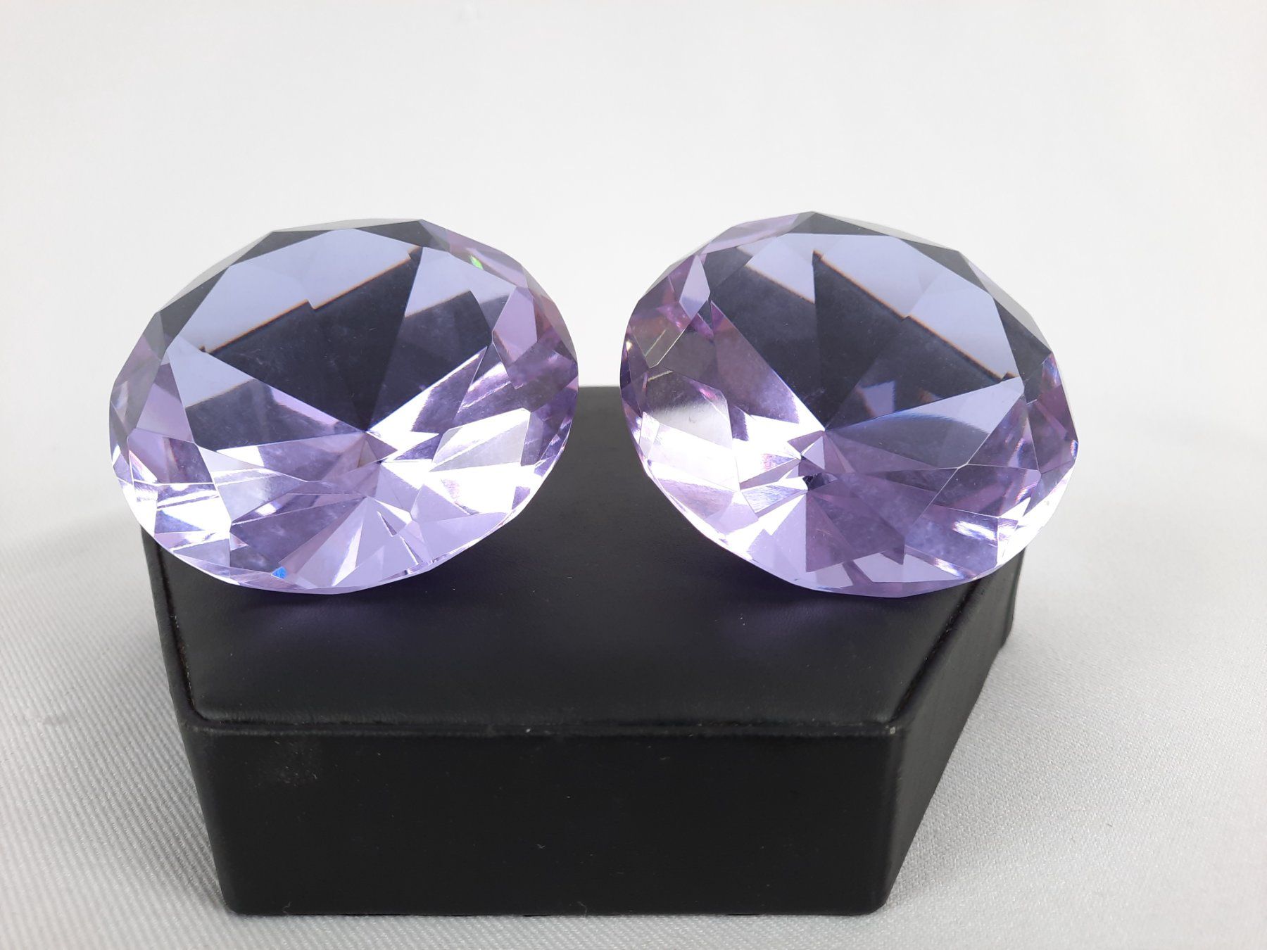 Bicchieri: 3 Glaskristalle violett – Usato da Beinwil am See venduto da Restwert_Beinwil 5