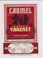 Etikette - Carmel Yakenet Extra Fine /bd