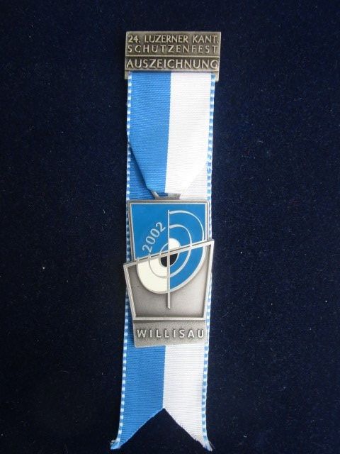 Medaglie: Luzerner Kantonal Schützenfest Willisau 2002 – Usato da Luzern venduto da Horoskop1