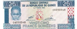 Guinea 25 Francs 1985 P-28 UNZ Serie CQ050548