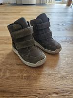 Winterfeste Kinderschuhe mit Klettverschluss, Grösse 24