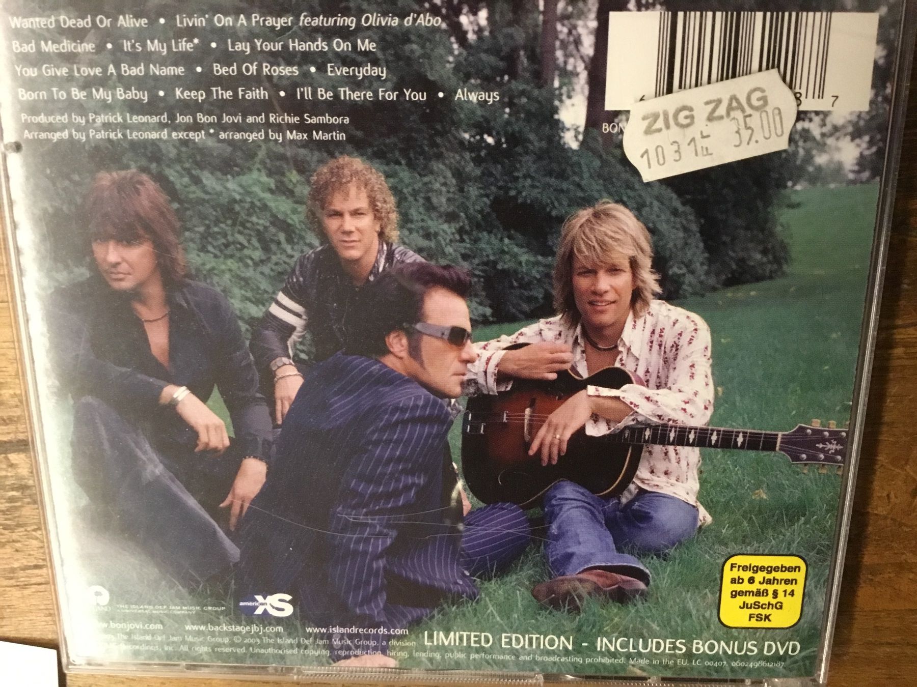 CDs: Bon Jovi CD  / DVD - This Left Feels Right - – Gebraucht aus Thierachern von sweden08 1