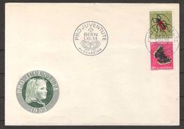 1953 : Nr. Z41 auf FDC (aus Kehrdruckbogen)
