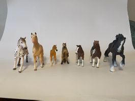 Schleich Pferde als Set von 7 Pferden