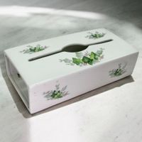 Distributeur mural de mouchoirs vintage porcelaine Limoges