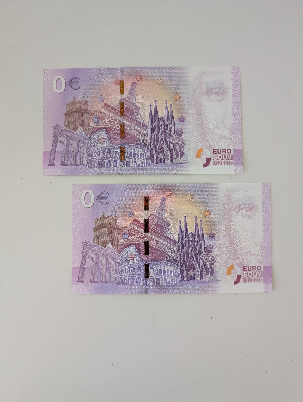 Banconote: 2x 0 Euro Scheine – Nuovo (secondo la descrizione) da Widnau venduto da angiel02 1