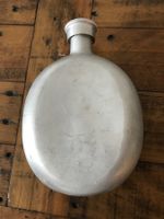 Alte Flasche Feldflasche Aluminium