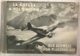 "La Suisse à vol d'avion", édité par Vautier et Swissair