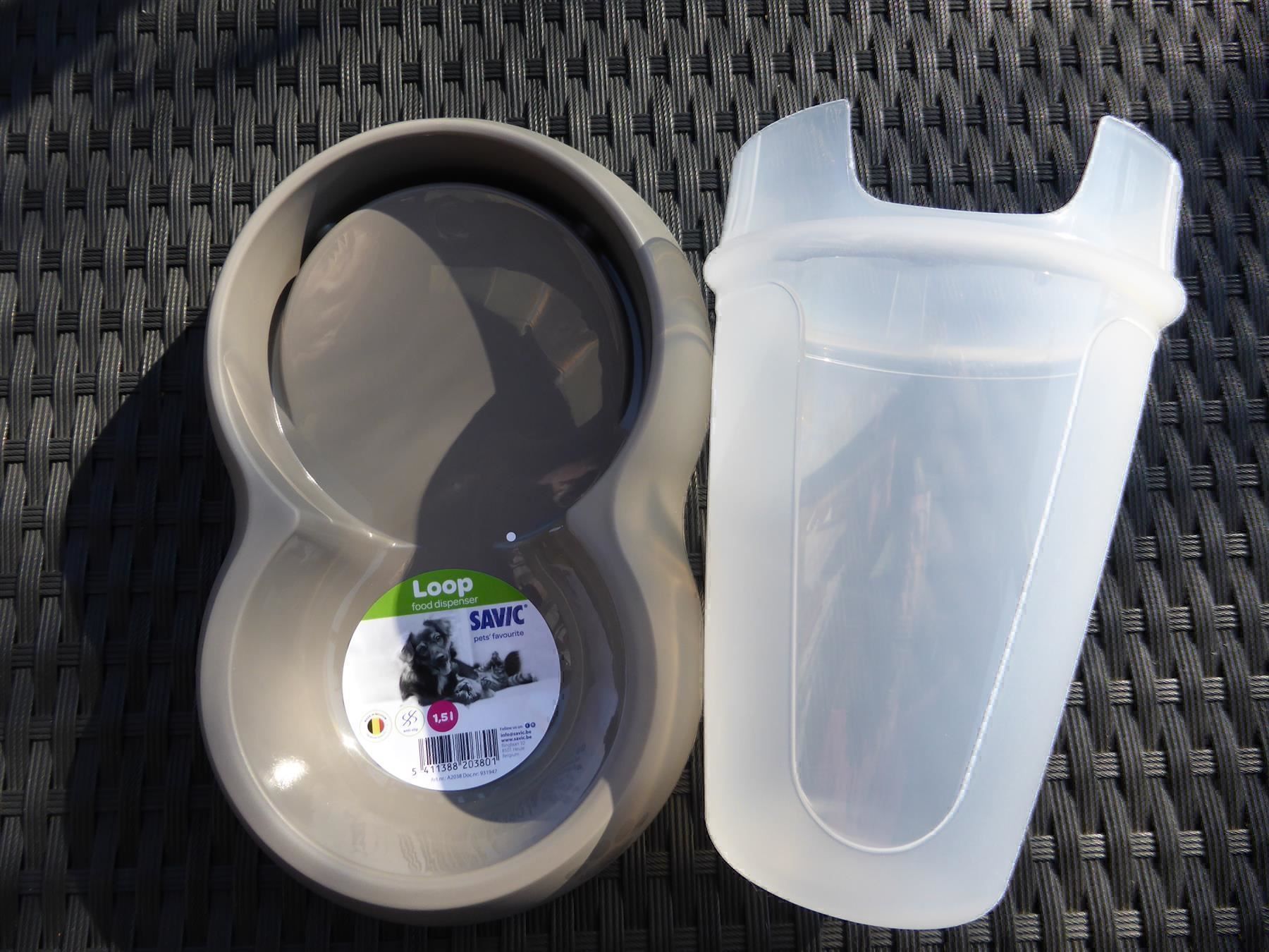 Mangimi: Futter Dispenser gross grau – Nuovo e nell'imballaggio originale da Schübelbach venduto da Bemafaja 1