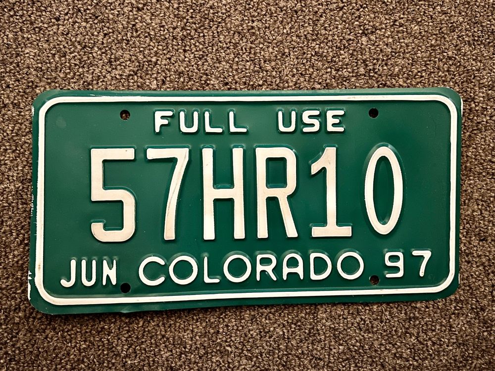 nummernschild-colorado-57hr10-1997-kaufen-auf-ricardo