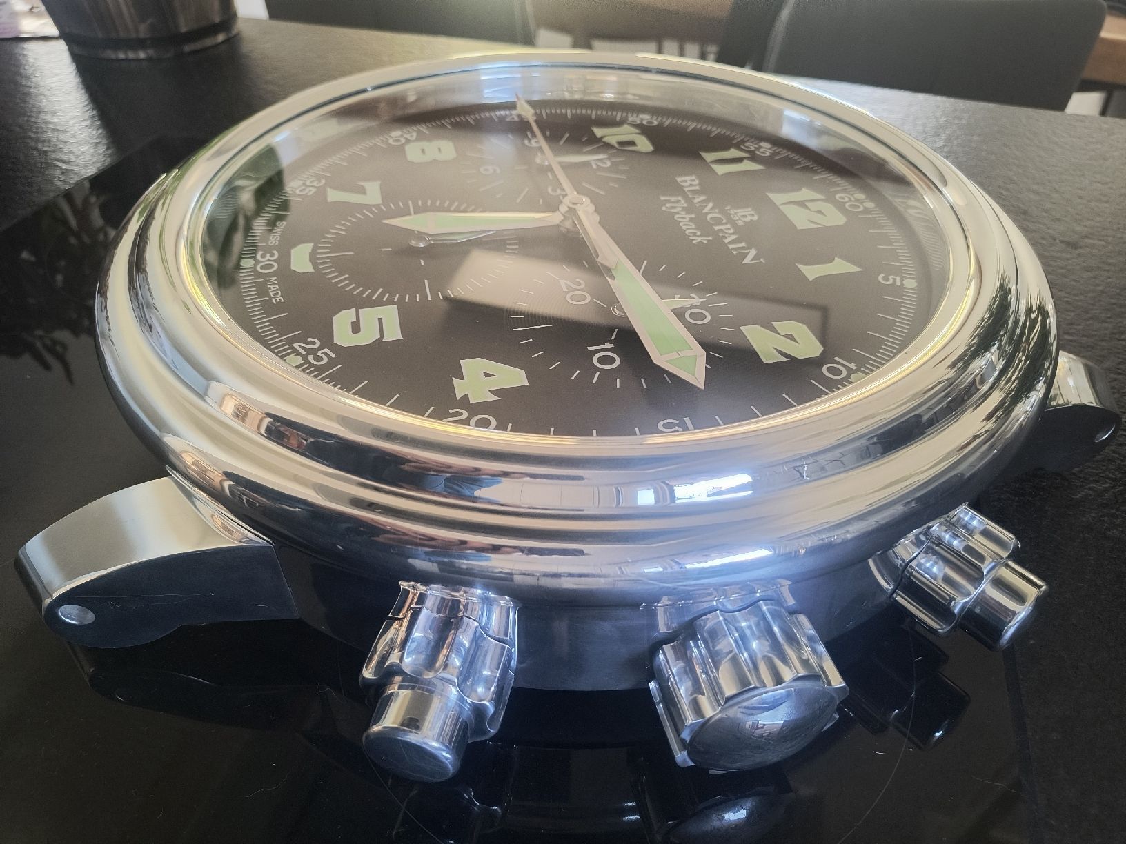 Blancpain Orologi: Blancpain / Flyback Wanduhr – Usato da Wichtrach venduto da Balancier 4