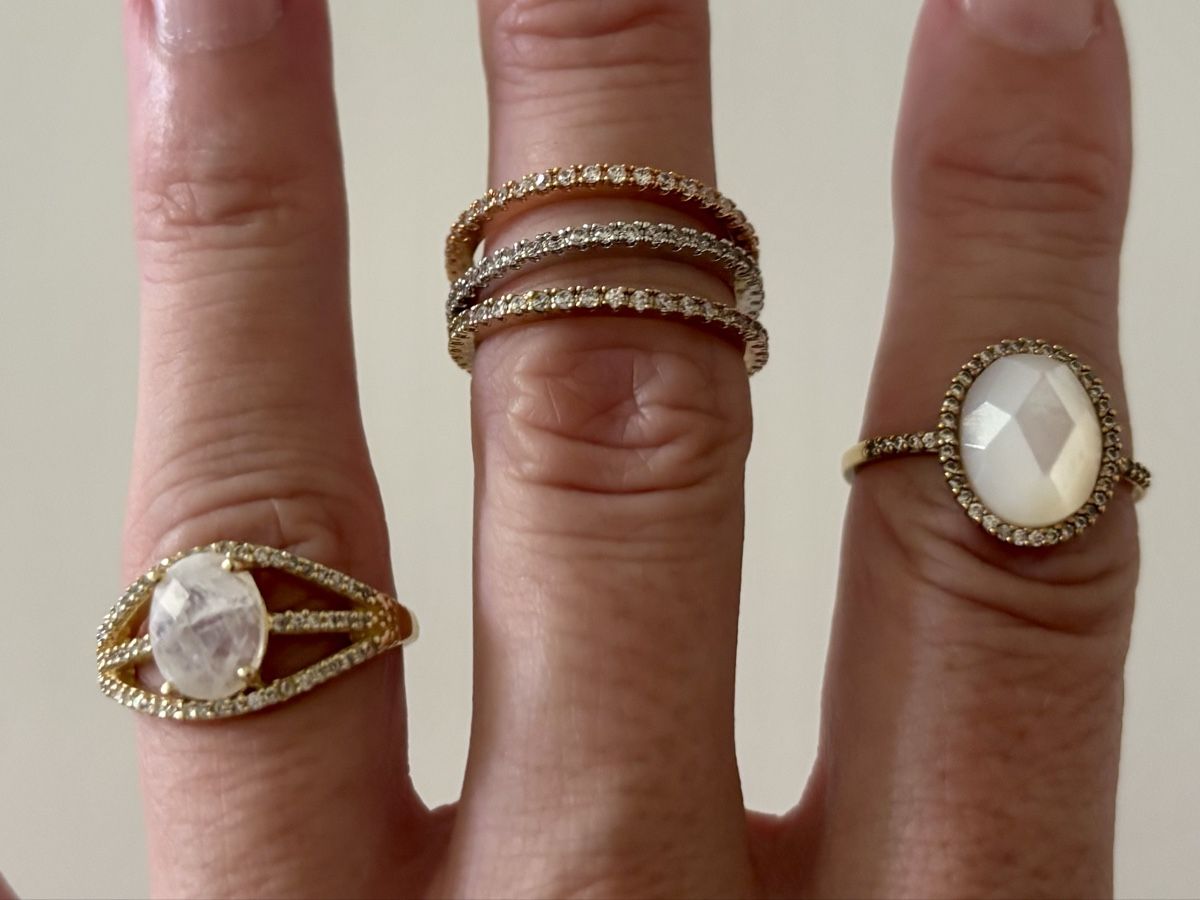 Ringe: Ring 4erSet vergoldet ungetragen – Neu (gemäss Beschreibung) aus Baden von Tiffany6878 2